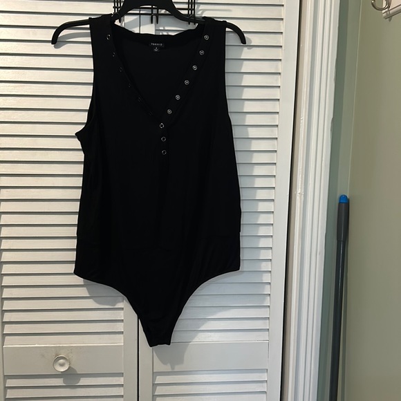 torrid Tops - Torrid bodysuit black in color.